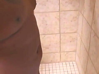 Condo Cock Play and Shower Cumshot