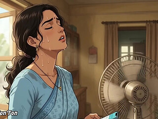 Unexpected Entry of Mechanic in Bedroom. Hindi 2D Animation