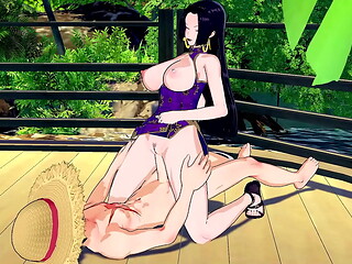 Sesso con Boa Hancock one piece...
