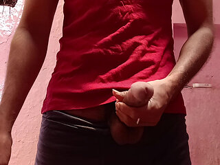 Indian guy masturbation in bathroom, Tamil boy hand job