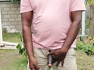 my outdoor wank