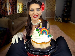 Rocky Emerson - Intimate Gift For Your Birthday; Beautiful Tattooed Pinup Pov