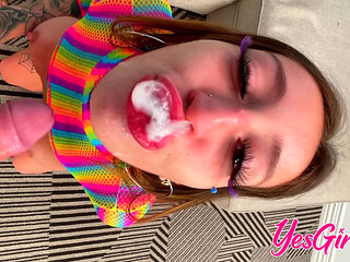 Tattooed babe Anna Chambers fucks hardcore