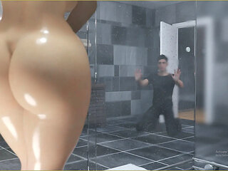 Stepmom Needs Help for Applying Sunscreen