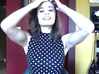 Brunette Solo Webcam Masturbation