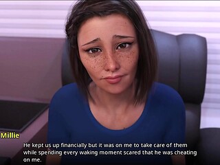 Hot blonde and busty redhead engage in steamy PC gameplay