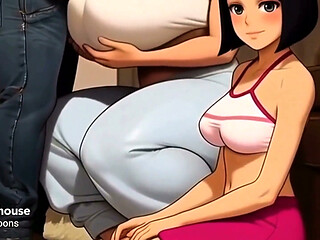 Korean MILF's Stepdaughter Likes to Watch