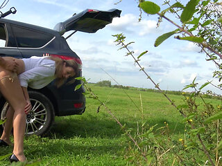 Milf beauty Julia North prefers anal creampie  Behind the scenes