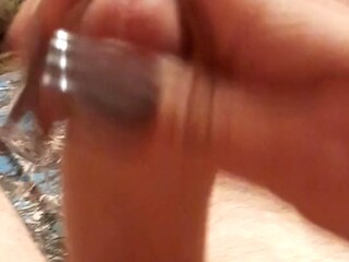 My wife lets me cum on her ass - POV doggystyle