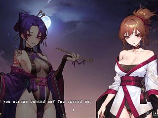 Ep18: Threesome Sex with Manari and Yutaka - Half-demon Shinobi