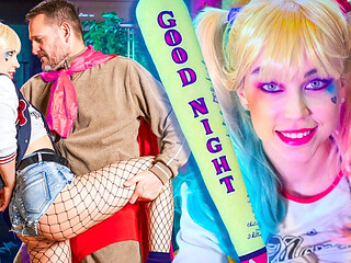 DADDY4K. Harley Quinn gets fucked hard after a night out