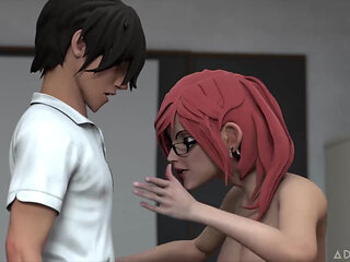 Hentai Sex College Episode 5 - Big Dick Student Impresses MILF Principal with Second Round After Creampie!