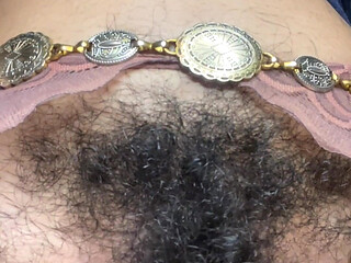 P.o.v: Hairy Pussy Sitting on Your Face and Riding a Thick Dildo