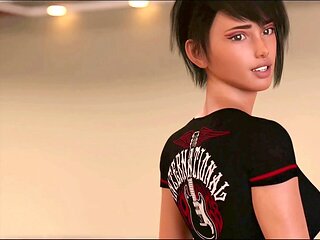 Ecchi brunette teen tries it for the first time