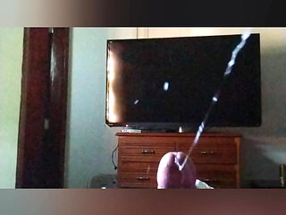 Slow motion handjob cumming liters