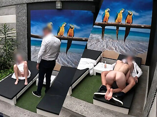 Hotel Waiter Surprise: I Undress, He Eats My Tight Pussy, Then I Give a Blowjob Until He Cums in My Mouth