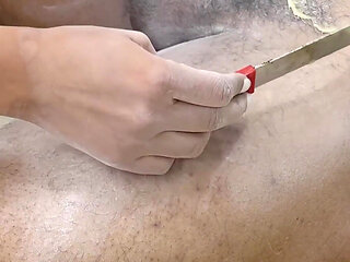 hey, Can You Do Me a Favor?!" the Mischievous Stepbro Asks His Stepmsis to Waxing Him.