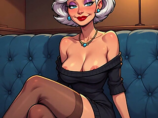 Classy Cartoon Matures Tits Out