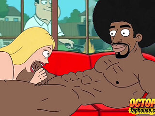 Black Plumber Fucks Married Housewife Behind Her Cuckold Husband's Back