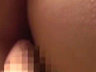 Young Wife Takes Thick Dildo Deep in Ass