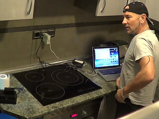 Video in the kitchen jess used raw by Stepdaddy