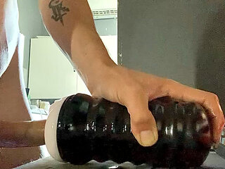 Fleshlight closeup dogging fuck