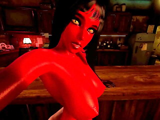 A Succubus Snuck up on me in the Night l 3D Hentai Uncensored