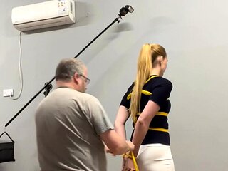 slut his tall blonde fetish flashing ass on live webcam