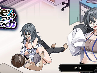 Sex, Secrets & Used Tech Gameplay Part 11 - Relieving Mius Sexual Urges in the Lab