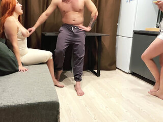 Wife Allowed Husband To Fuck Redhead Girlfriend