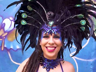 carnaval samba dancer ass fucking in my bang van