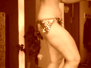 Amateur Blonde Wife Dancing and Sex
