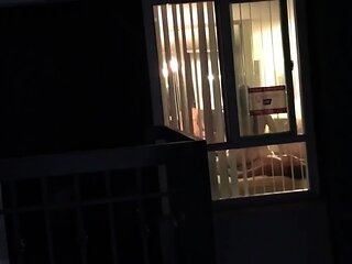 Filming My Amateur Neighbor Getting Fucked