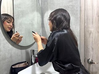 She does her makeup slow and sexyflirty Colombian beauty who turns heads with just one look.: Porn
