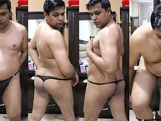 Fat Desi Boy Waqas Showing Big Ass Talking Dirty and Moaning Needs Fuck