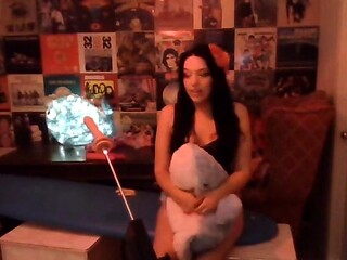 Beautiful brunette in sexy solo fingering masturbation 4 wmv