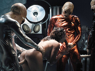 Alien Sex Bukkake & Dominate Rissa May