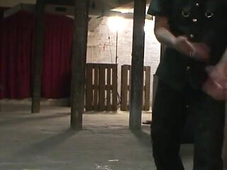 German BDSM buttplug slave