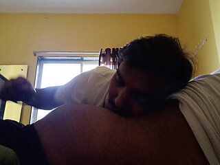 Indian desi police officer get sucked and fucked by neighbour