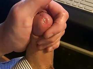 Leaking Precum, after edging for hours...