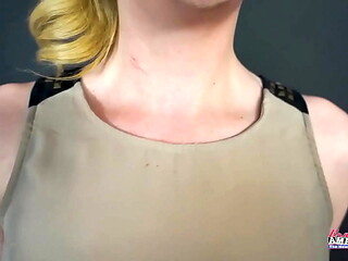 Blonde Cute Hottie Keyton Sucks A Cock And And Gets Her Wet Pussy Fucked!