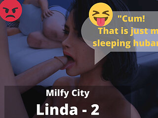 My boy loves filing his stepmother's mouth with a big load of his cum - Our secret weekend  (Milfy city - Linda - 25)