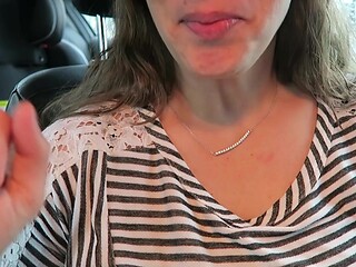 Hotwife MILF reveals her slutty side in car confession