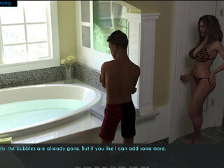 AWAM - Dylan gave Sophia a foot massage in the bath