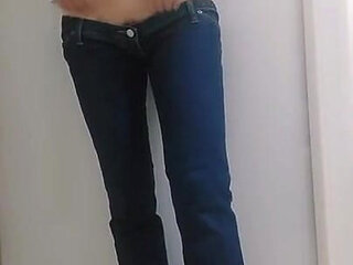 Japanese MILF Low-rise Jeans