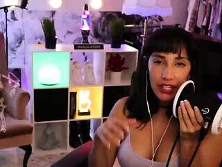 Chubby Brunette Big Boobs Dildo Masturbation