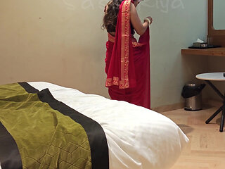 Sassy Riya Wearing Saare