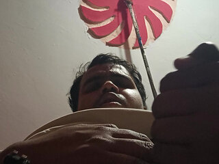 Masterbating  by Indian Ismart boy Ismaatdeva at watching Hindi fucker in lonely forest