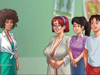 Group Project with Big Tits Latina