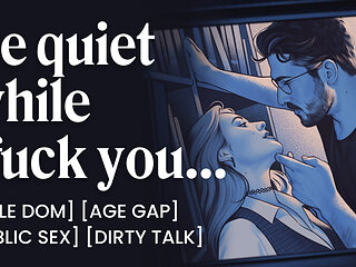 ASMR Audio Porn: Male Dom Professor Fucks His Student in the Library - Public Sex & Age Gap - Erotic Audio Roleplay for Women
